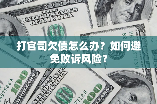 武汉打官司欠债怎么办？如何避免败诉风险？