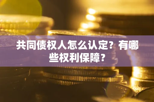 武汉共同债权人怎么认定？有哪些权利保障？