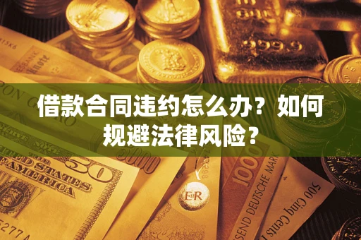 武汉借款合同违约怎么办？如何规避法律风险？